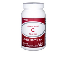 GNC 츄어블 C 100 비타민 1077mg, 180정, 1개, 180정