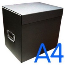 무지 제안서 박스 A4(검정)-검정손잡이 1set-5개, 검정손잡이