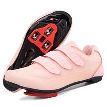 엑스 바이크 스핀 스피닝 자전거 싸이클 헬스장 실내 유산소 야광 야외 남자 야간 승마 도로 자전거 신발, 04 Road bike pink_05 41, 로드 바이크 핑크