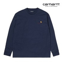 칼하트WIP LS American Script T-Shirt (Space).