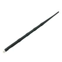 라우터 모뎀 네트워크 카드 용 W211 2.4G 9dBi 무선 옴니 이더넷 안테나, 설명, 블랙, 합금