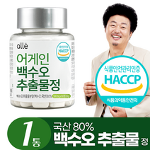 백수오 추출물 정 백하수오 백수호 60정, 1개