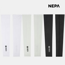 네파 _NC송파점 공용 신축성이 뛰어난 기능성 원단을 사용하여 착용부위에 시원하고 편안한 착용감 AQUA 아쿠아 냉감 팔토시 7JC7907 SP, 00M, 화이트(A00)