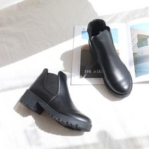 모던 슬림라인 일상 패션 첼시 워커 부츠 오피스부츠