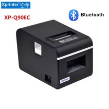 우드락 폼보드 열선 커팅기Xprprinter 자동 커터 주방 영수증 열전 사 프린터 5mm 급속 인쇄 대용량 XP- Q0, 03 USB and Bluetooth_03 AU 플러그