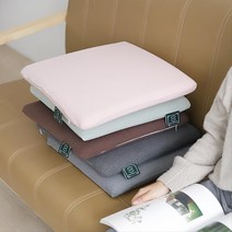 학생 수험생 고밀도폼 사각방석 5컬러 사무용의자방석 컴퓨터의자용 사무용방석 쿠션