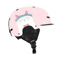 스키 헬멧 충격 방지 안전 헬멧 성인 어린이 스노우 보드 스포츠 헬멧, 6 Sleepy cat_L  58~61CM