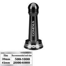 Shimano Stradic FL Stella Daiwa Luvias 19 Certate LT 1000 - 4000 보호 릴용 Gomexus 스피닝 릴 스탠드 R1, 검은색, 42mm