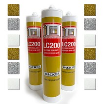 럭키실리콘 펄실리콘 반짝이실리콘 LC200 [실버색상] 건축내외장 틈새충진 및 이음매접합