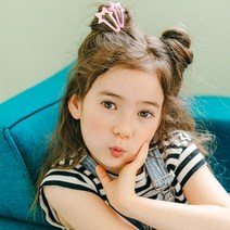 채니봉봉 슈팅스타 애나멜 똑딱핀 유아헤어핀
