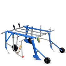 비닐 멀칭기 관리기 피복기 인력 수동 농사 무동력 필름 멀칭 농업 라미네이팅, E.하이리지 0.3-2 m, 1개