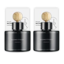 몽때리 세레니테 차량용 방향제 자동차 디퓨저 120ml, 1+1소프트코튼