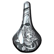 충격 방지 자전거 안장 인체 공학적 자전거 시트 통기성 메모리 폼 교체 산악 자전거 실내 야외 여성, 아름다움, 265x145x23mm., PU 가죽