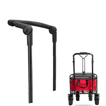 캠핑 카트 트레일러 웨건 접이식 푸시 핸들 교체 경량 휴대용 유틸리티 홀더 트럭 트롤리 정원 쇼핑