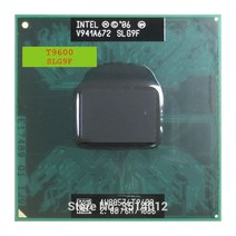 Hegem Intel Core 2 Duo T9600 SLG9F SLB47 28 GHz 듀얼 코어 스레드 CPU 프로세서 6M 35W Socket P, 상세페이지 참조