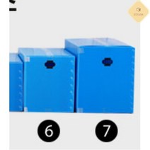 포장박스 이사용박스 플라스틱박스 정리박스 플라스틱 이사박스 7호 이삿집포장 택배박스 이사짐박스 창고, 1개, 이사박스 7호 노랑