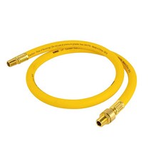 디월트 DXCM012-0208 1cm x 91.4cm(3/8인치 3피트) 프리미엄 하이브리드 휩 호스 옐로우
