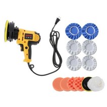 5 39550W 자동차 Polisher 버퍼 연마 기계 키트 왁싱 도구 버핑 패드 보닛, [01] 보라색, 보라색