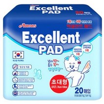 아몬스 엑셀런트 애견 배변패드 초대형, 4개