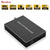 캡처보드 캡처카드 1080P 60FPS 3G SDI to USB3.0 USB 3.0 비디오 캡처 그래버 카드 기록 돔 카메라 HD 의료용 내시경 라이브 스트리밍, Without Box