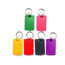 rfid복사기 rfid태그 13.56 Mhz 블록 0 섹터 재기록 가능 RFID 복사기 S50 UID 변경 카드 태그 키 체인 Keyfob ISO14443A 빠른 2 피스, [07] 보라색
