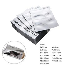 알루미늄가방 공구함 케이스 하드 메모리폼 실버 진공 실러 알루미늄 호일 마일라 가방 보관 파우치 5-50 개 편리한 식품 견과류를 위한 홈 주방 도구, [11] 15x22cm 10pcs