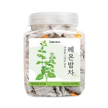 이너블릭 레몬밤 차 100티백 PLA 친환경 필터, 1g, 100개