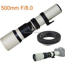 JINTU-500mm f/8 슈퍼 망원 렌즈 수동 초점 줌 렌즈 캐논 니콘 소니 NEX DSLR 카메라 야생 동물 사진, CHINA_Macro 4/3