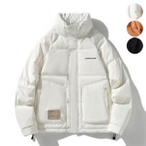 Sevenmoon 심플 남자 코트 흰오리털 M-4XL