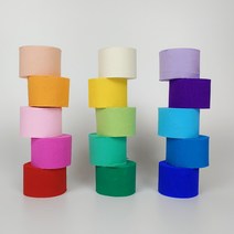 [스위티그룹] 25미터 롤 파티스트리머 23컬러 백드롭 생일 파티커튼 리본 아기1000일 두돌생일상 환갑상차림 칠순상차림 생일파티 배경 브라이덜샤워 베이비샤워, 로얄 블루 파티스트리머