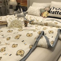 초냉각 에어컨 피심 볶음 닭구름 솔솔 이불 ins 여름 캐릭터 부드러움 침대커버퀸 침대카바 슈퍼싱글침대커버 침대커버세트 극세사이불 이불