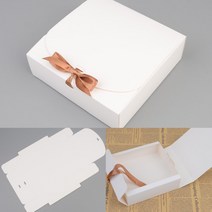 납작 선물 박스 대형 화이트 포장박스 쿠키박스 슬리브상자 쿠키상자