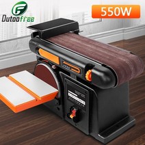 샌딩기계 550w 데스크탑 연마 벨트 샌딩 머신 사포 기계 조정 가능한 테이블 샌더 목공 연마 도구 장식 diy, 세트 1
