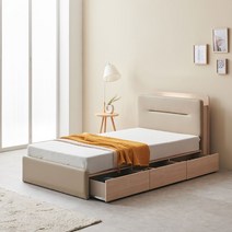 마리메종 댄디 LED/USB 수납침대 SS라텍스매트, 없음/없음/없음