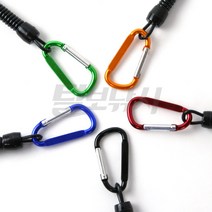 랜야드 (카라비너 스프링줄)그린, 단품