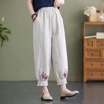 BestStar 생활한복 개량한복 절복 법복 순면 바지 자수 면 마 바지