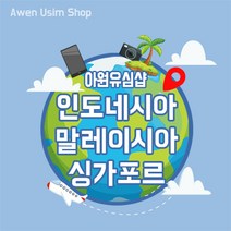 아원샵 동남아시아 해외 여행 유심 말레이시아 유심 싱가포르 유심 인도네시아 유심, B-조이텔 3일 4G LTE 매일 2GB