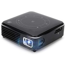 삼각대가 있는 휴대용 4k 디코더 미니 프로젝터 3000mah 미니 홈 비디오 플레이어 프로젝트 dlp 디스플레이 기술이 적용된 다기능 비디오 프로젝터 eu, L