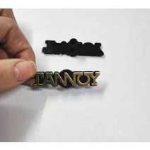 오디오 앰프 스피커 라우드 용 종류의 플라스틱 TANNOY 상표 간판 사인 로고 명판 만들기, [02] 50X10mm