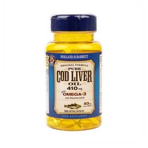 Holland & Barrett 홀랜드앤바렛 코드 리버 오일 대구간유 410mg 100정 Cod Liver Oil, 1개