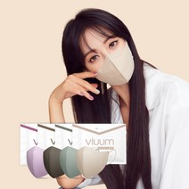 여름 마스크 푸름웰니스 비움 스타일핏 클래식 S/S 컬러마스크 20매 5매입*4팩, M, 애쉬 그레이