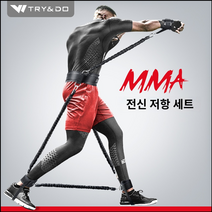 복싱용품 저항밴드 펀치력 코어근육 강화 밴드, _MMA_종합_트레이닝_세트