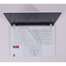 무소음 키보드 커버 ASUS ROG Zephyrus G14 GA402RJ 2022 ga402rk용 14.0 인치 노트북 실리콘 키보드 커버, 한개옵션2, 05 clear, 한개옵션1