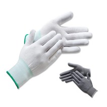 신흥상사 PU 양손 내피장갑 검정, 40개, 회색