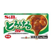 에스앤비 토로케루 카레 중간매운맛 1kg, 1개