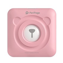 PeriPage스마트폰 핸드폰 사진인화기 포켓포토프린터용지, 핑크