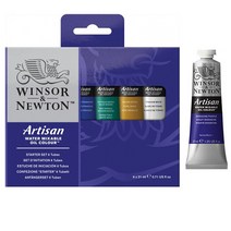 두바이_미니샵_윈저 아티잔수성유화물감스타터 21ml 6색세트 칼라 전문가 수화++mingpin*, #합리적선택++