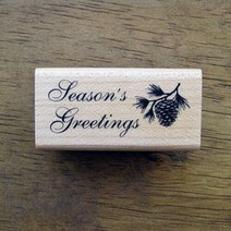 아트박스/스탬프 하우스 [크리스마스]Seasons Greetings(솔방울), 본품, 옵션선택:본품