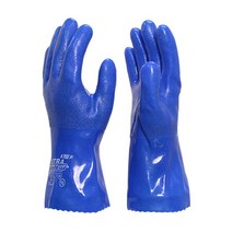 공의산업 가성비 우수한 다목적 내유 및 방수장갑 장갑 안전장갑 화학물질장갑 방수장갑 내화학장갑 산업 화학 연구소 오일장갑 내유장갑, 1개