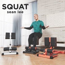 숀리 뉴 올인원 스쿼트 머신 자세 운동 기구 하체 허벅지 힙업 코어 가정용, 화이트